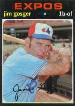 1971 Topps Baseball Cards      284     Jim Gosger